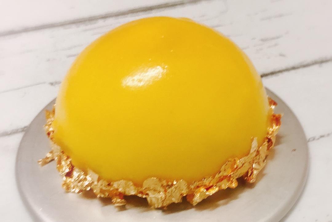 ring青哥的趴趴熊做的星级餐厅法式甜品芒果光亮淋面酱转载