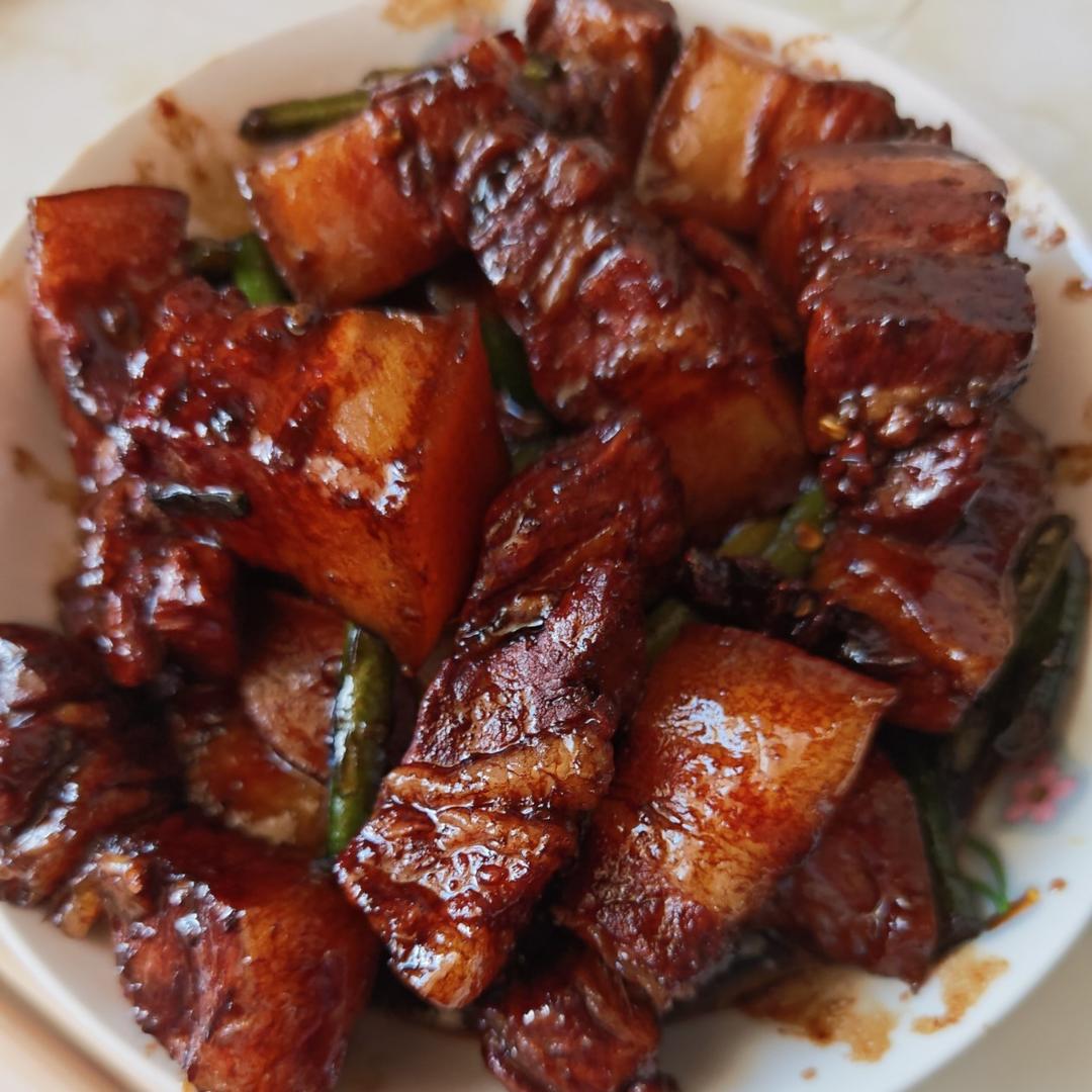 不焯水不放油的家常红烧肉