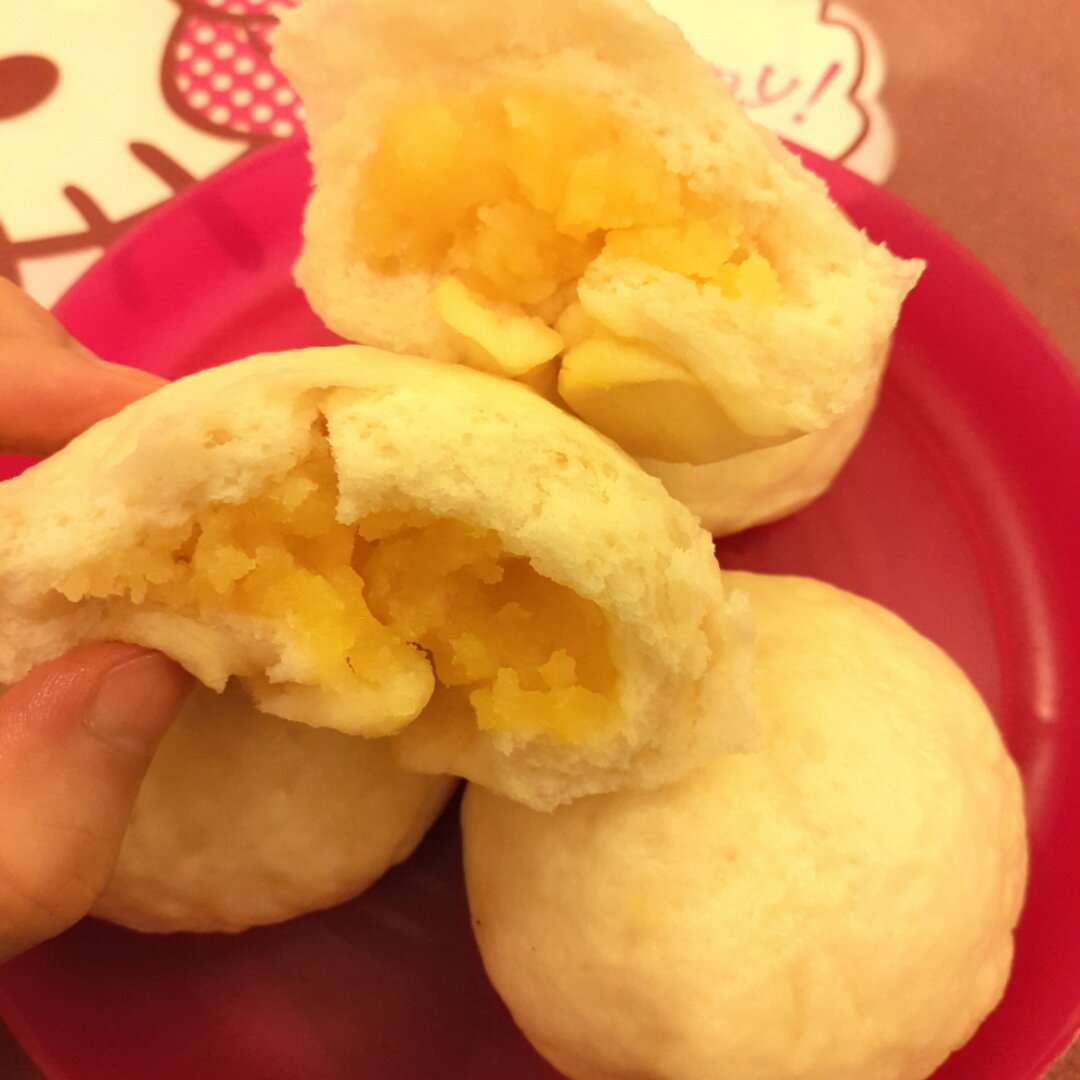 奶香奶黄包（详细步骤图）