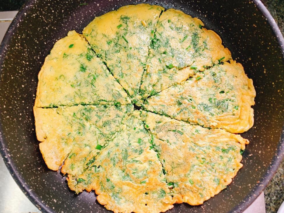 小茴香鸡蛋饼