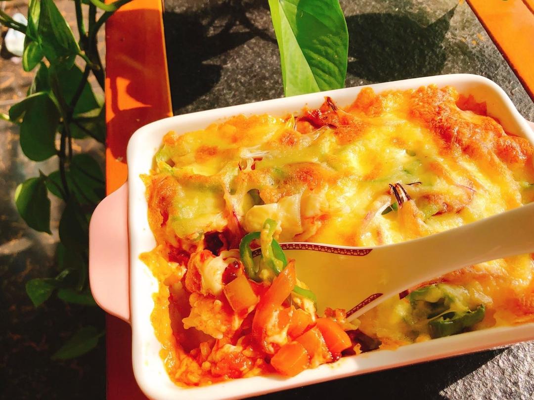 南瓜包子呀做的番茄鸡肉浓情焗饭【两人份】