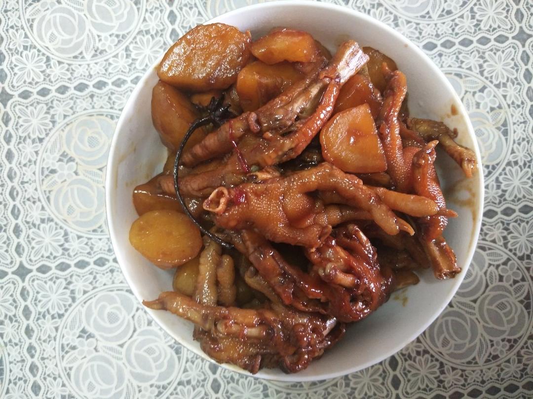 秘制红烧鸡爪