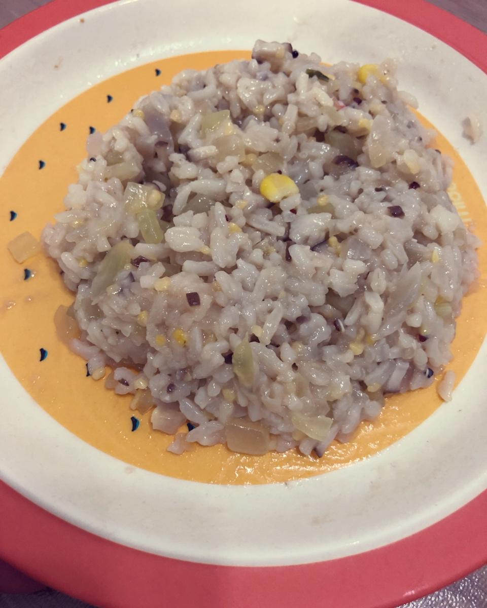 苏蒂宝宝餐：香菇莴笋烩饭+番茄巴沙鱼汤
