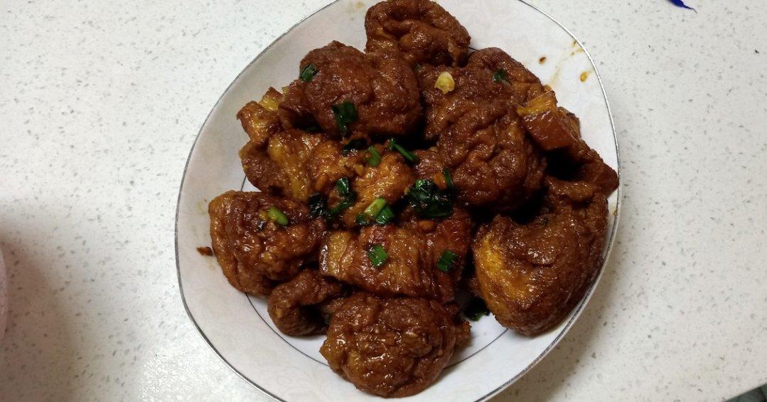 油豆腐红烧肉