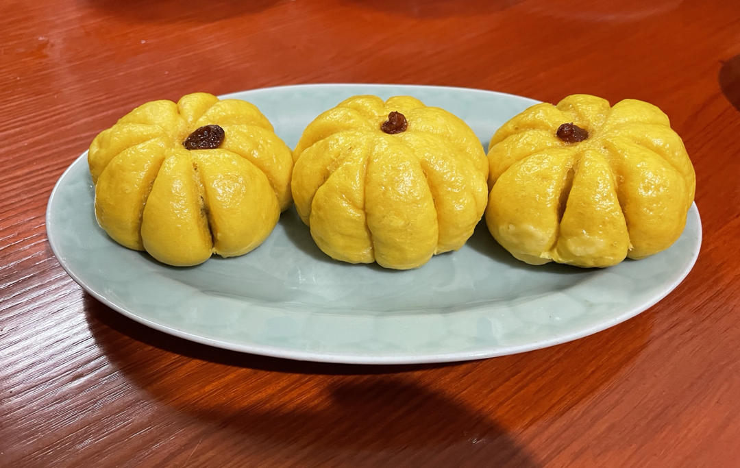 南瓜刺猬小馒头