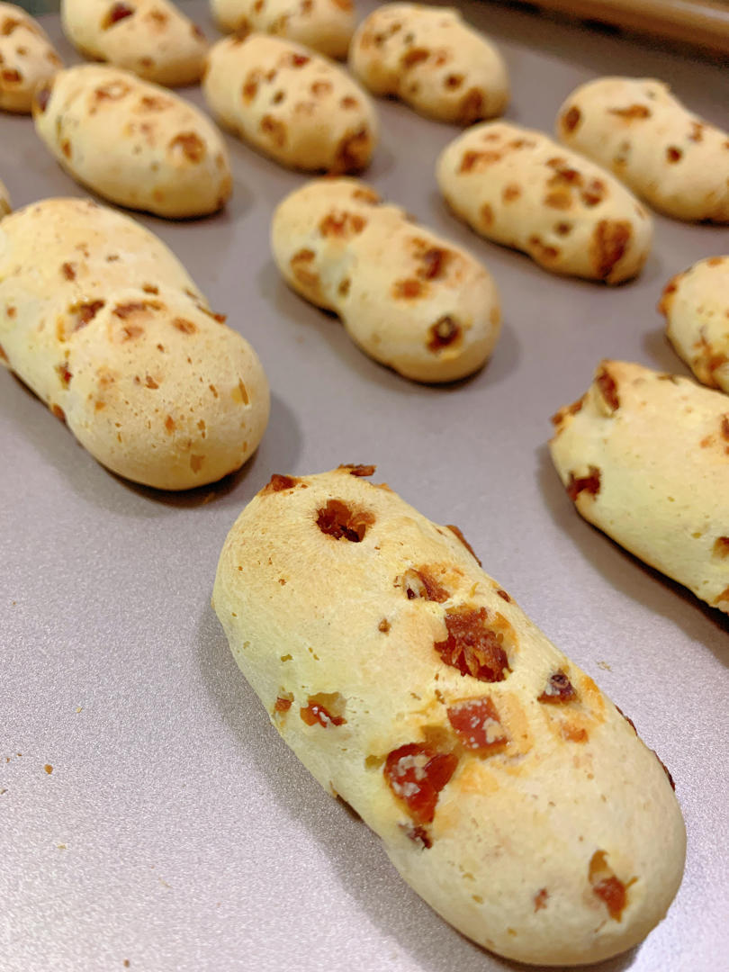 不用预拌粉的手指麻薯包💯成功