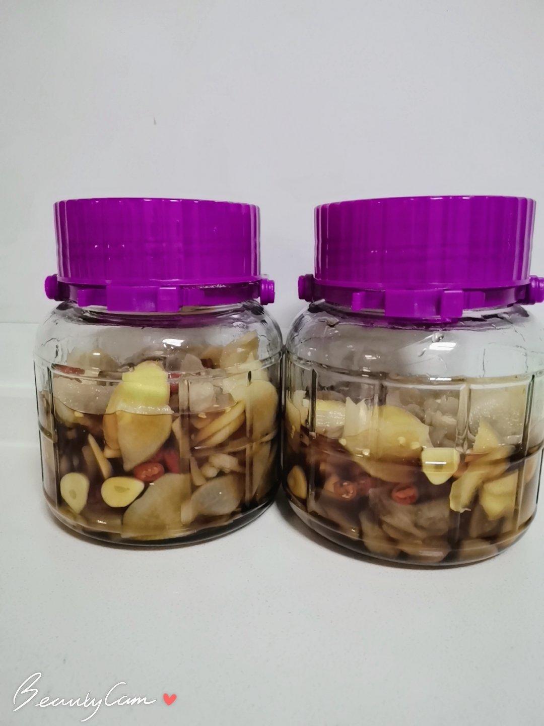 酸甜爽口白萝卜咸菜