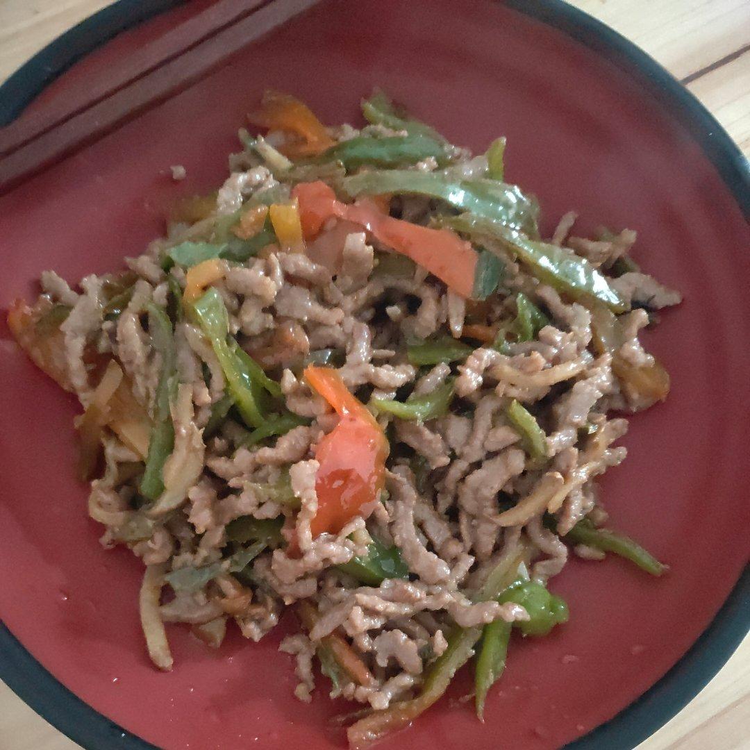 超级嫩的青椒牛肉丝