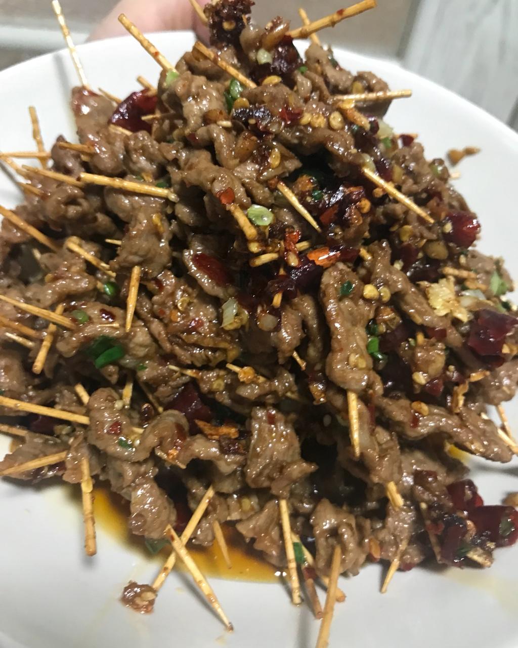 牙签牛肉 道地湖南味