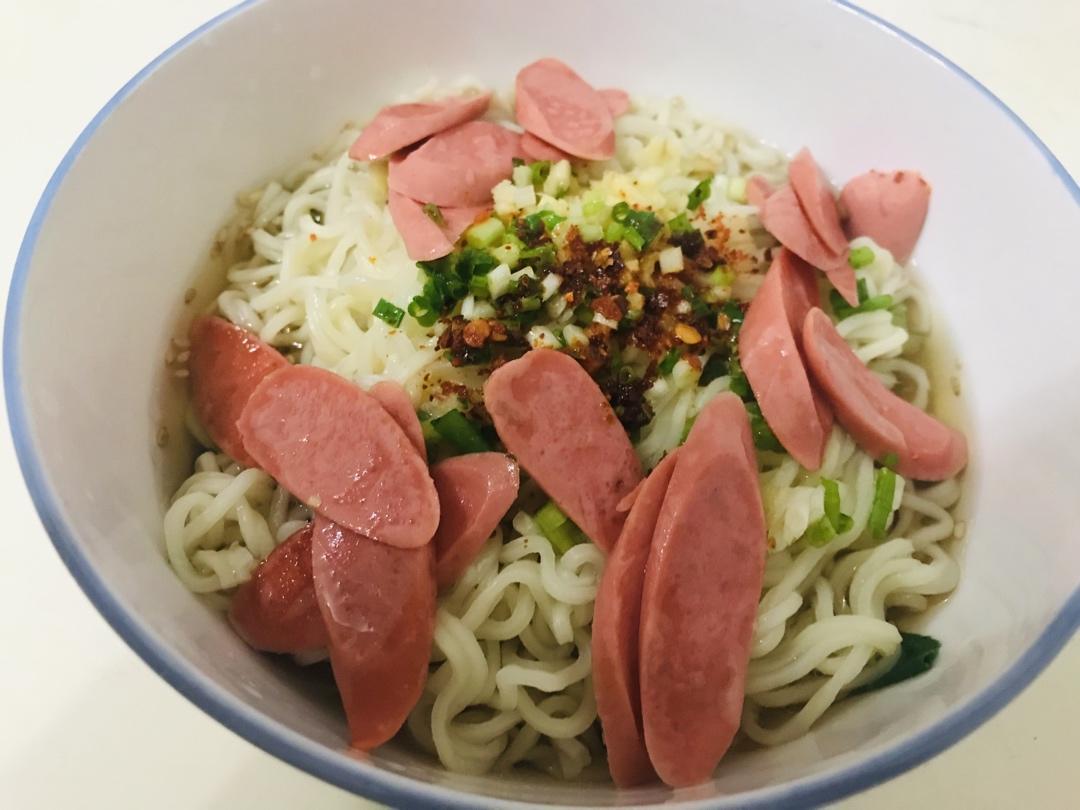 葱油小面～汤都喝光