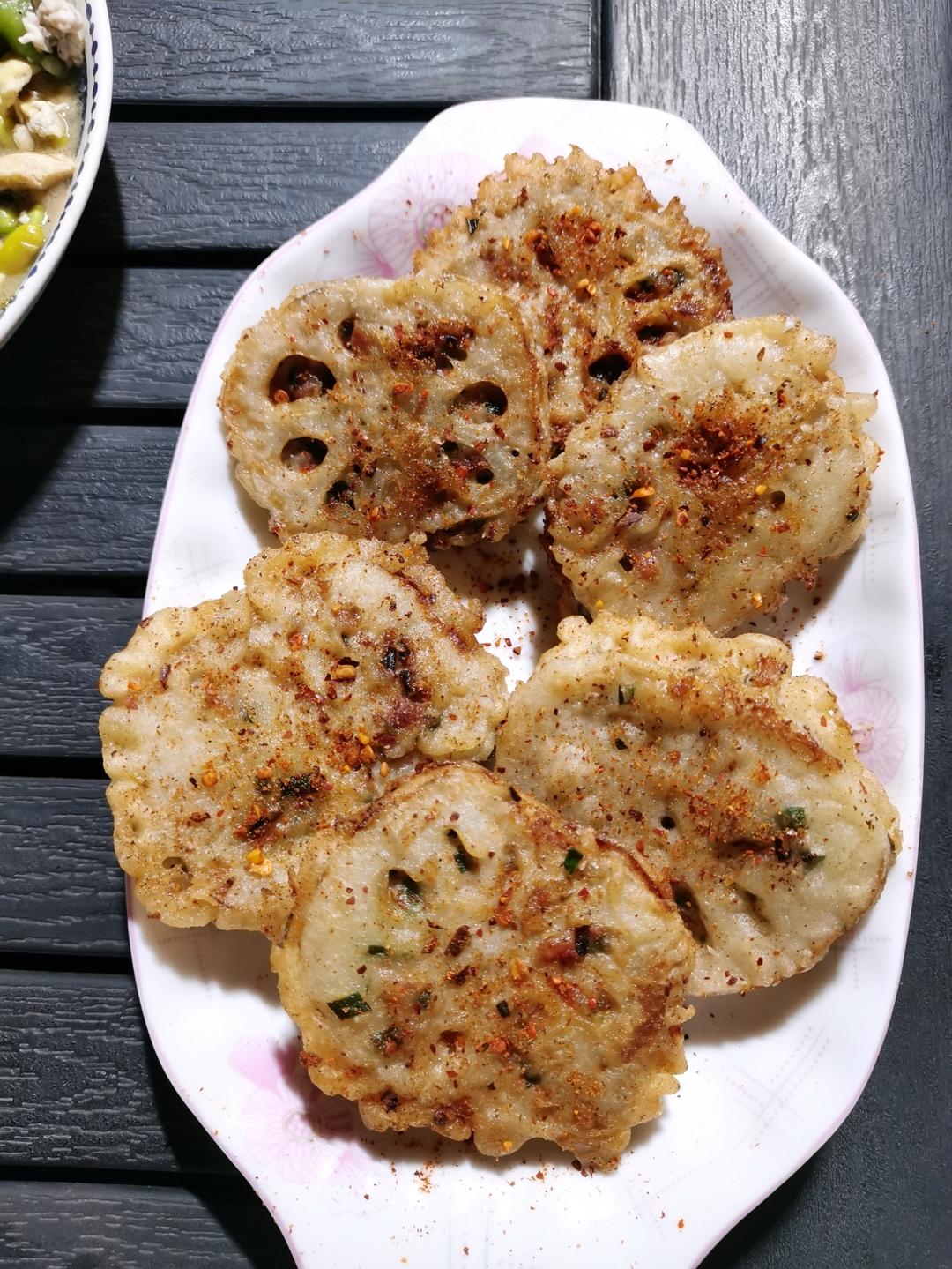 【炸藕夹】外酥里嫩，好吃得停不下来。