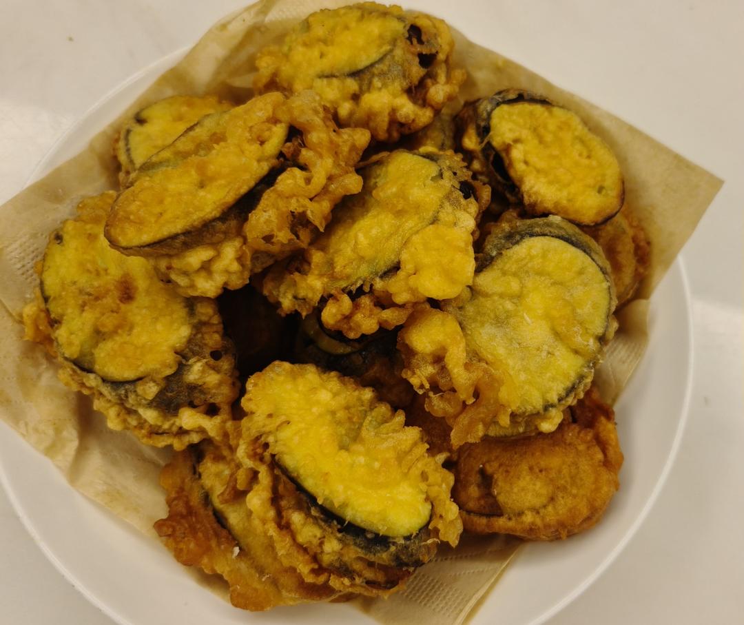 酥炸茄盒￨外酥里嫩