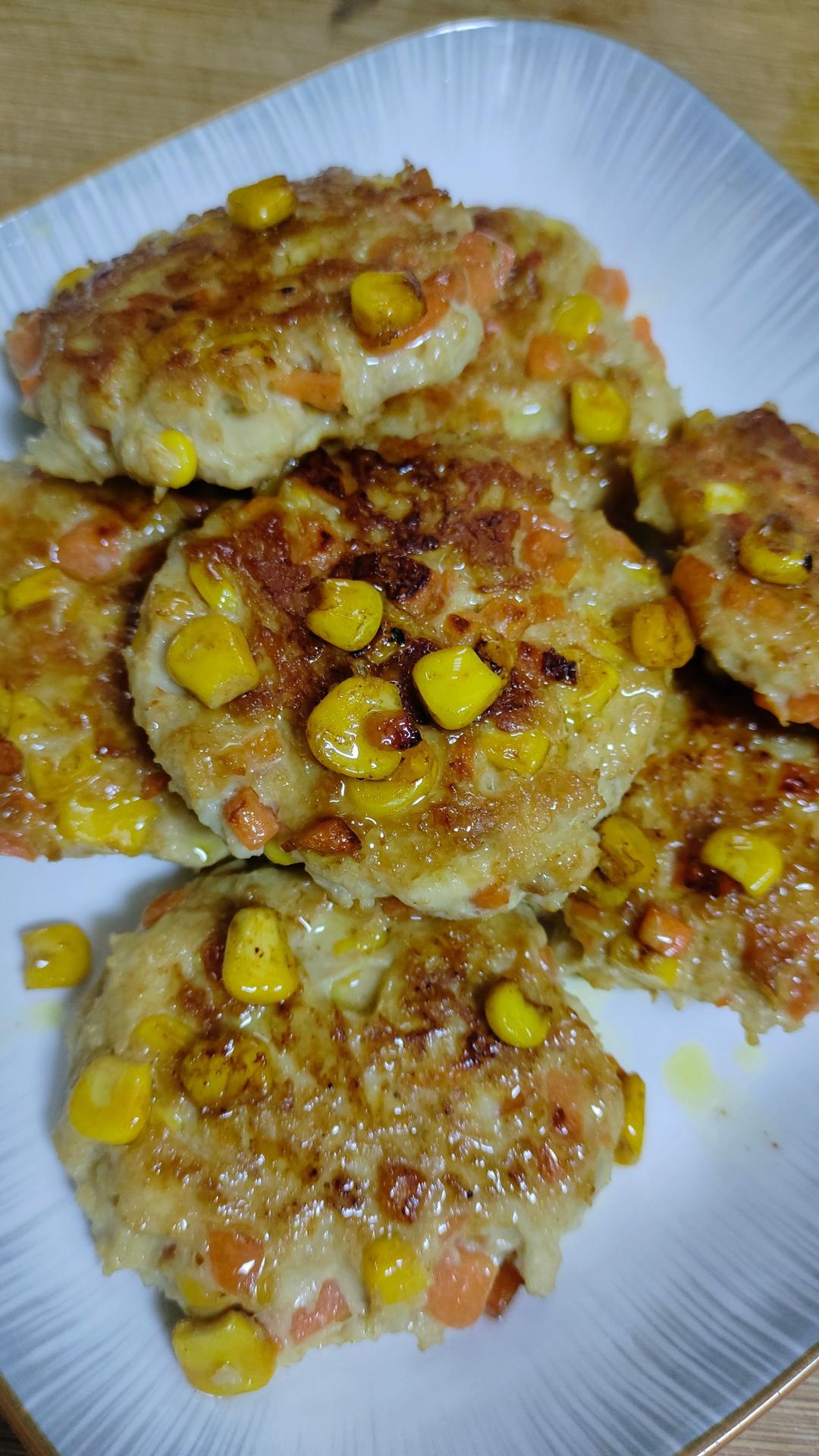 减肥餐低脂鸡胸肉饼