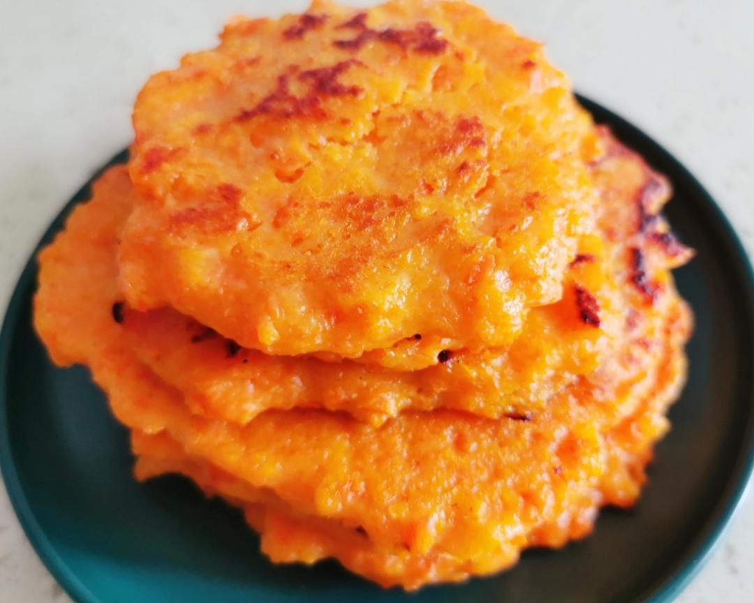 香甜软糯的胡萝卜早餐饼的做法