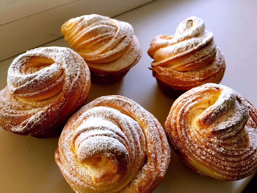 美国新流行的Cruffin(可颂+马芬）