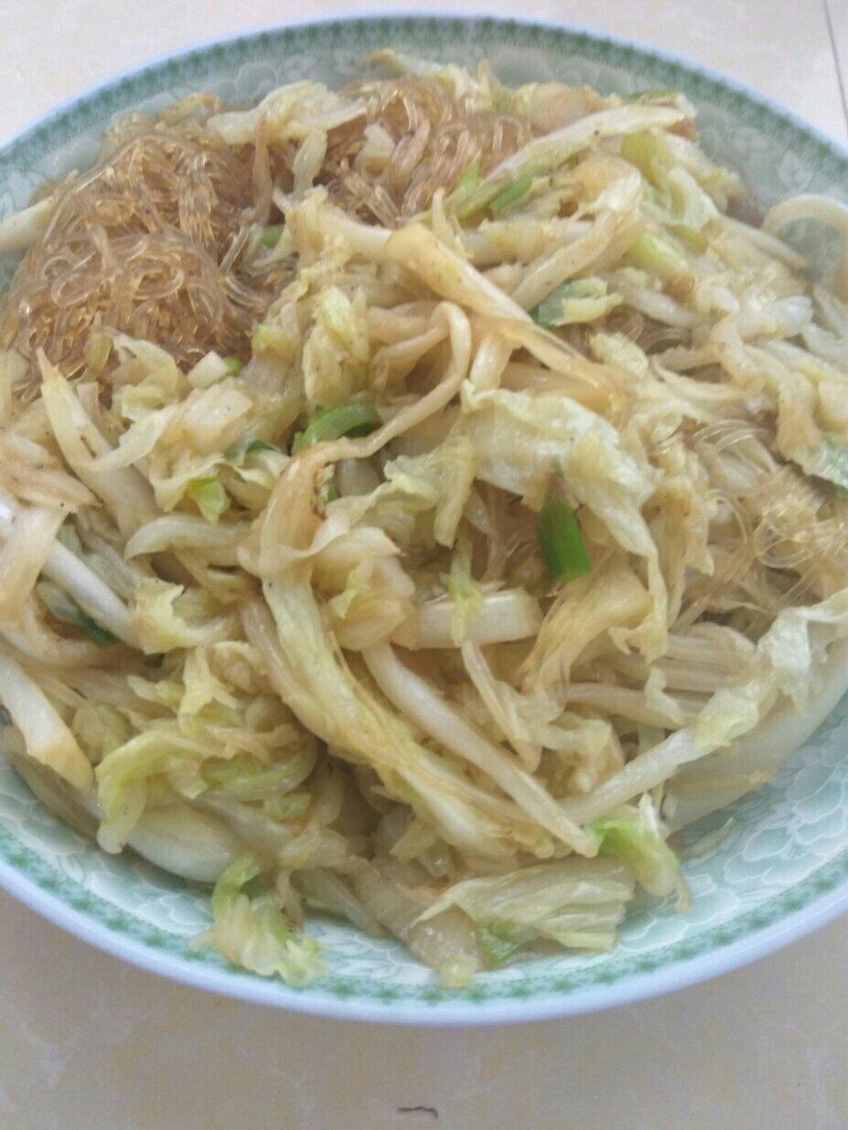 大白菜炒粉丝