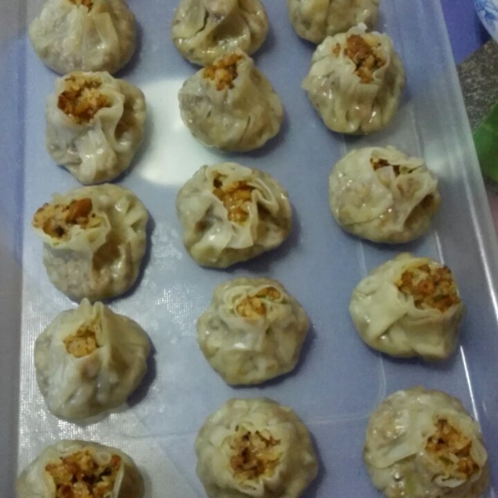 简易糯米烧卖（附烧卖包法）