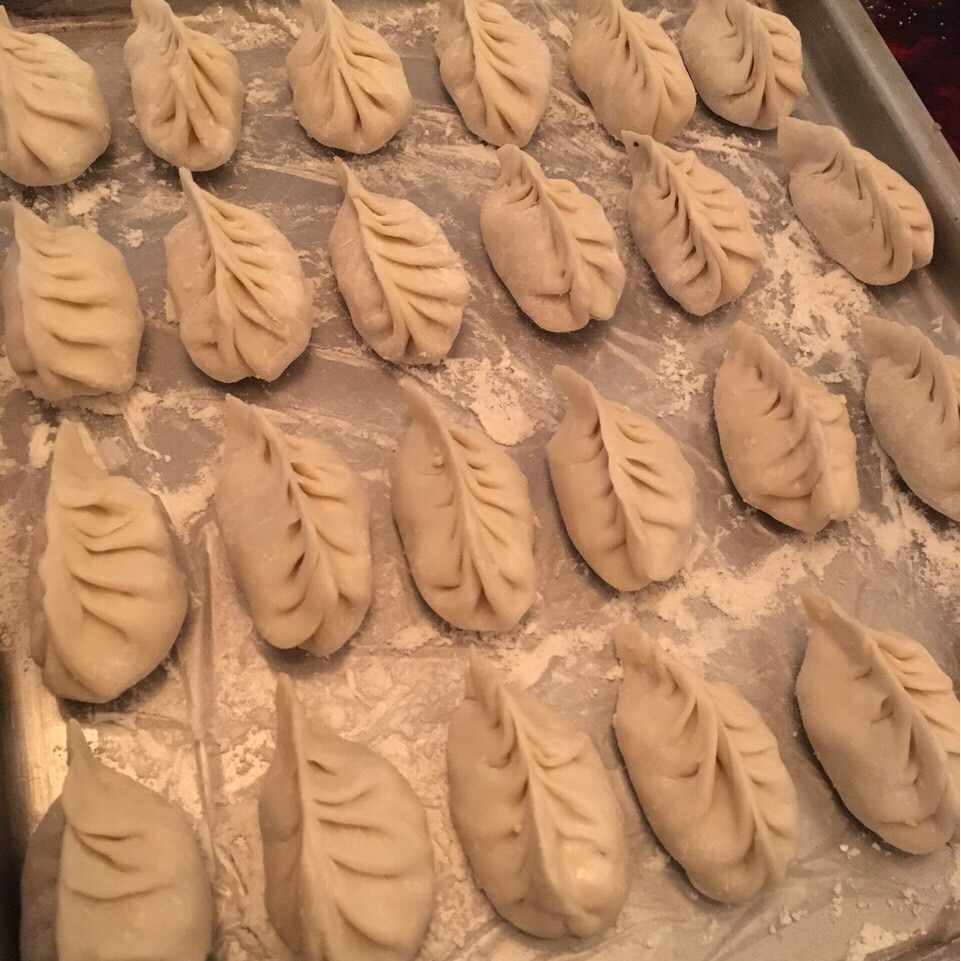 猪肉大葱烫面蒸饺