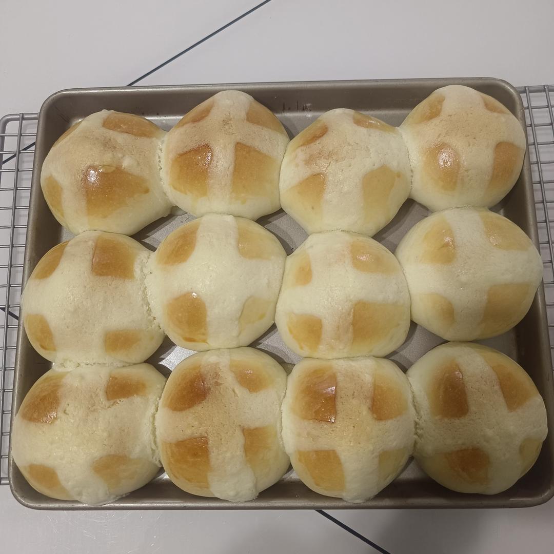 超软香甜的芋泥雪芙面包