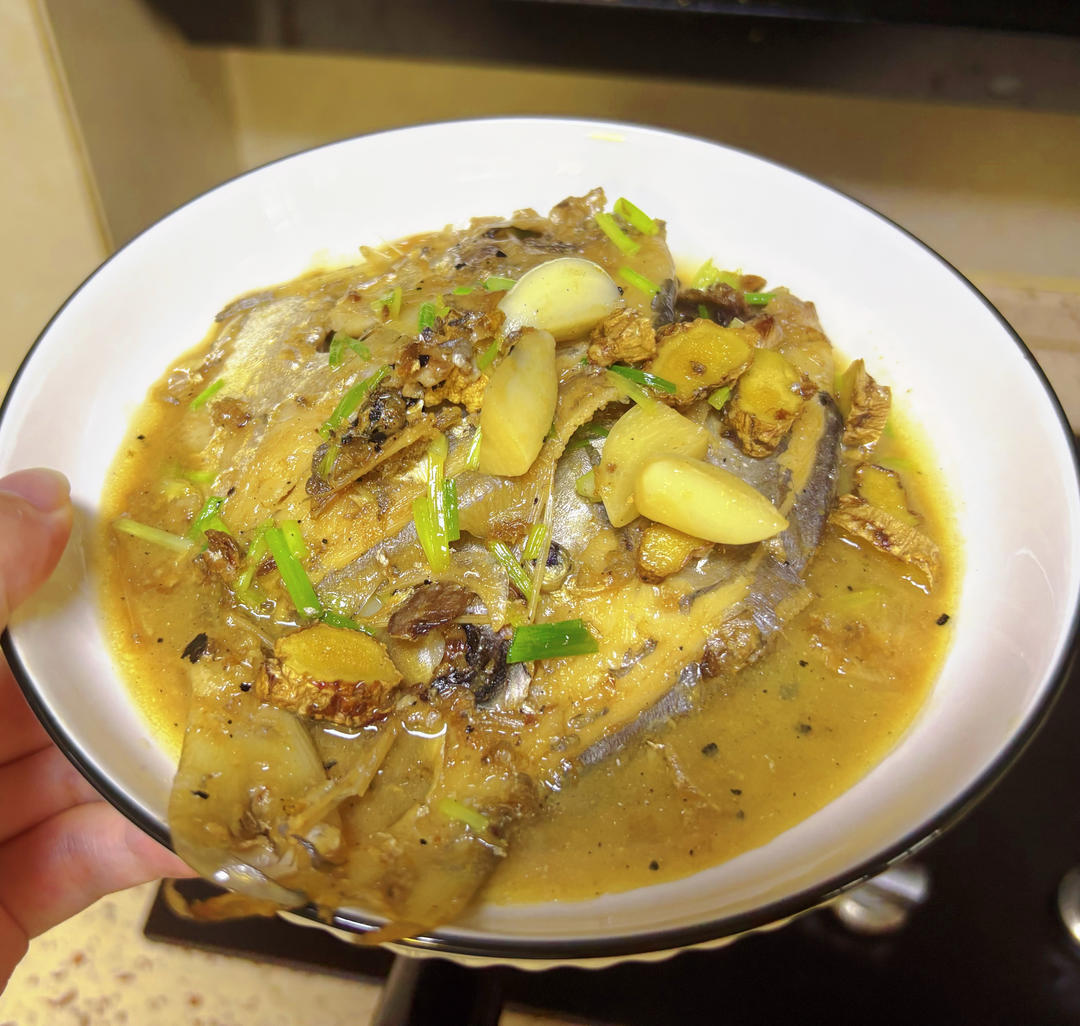 家常红烧鲳鱼