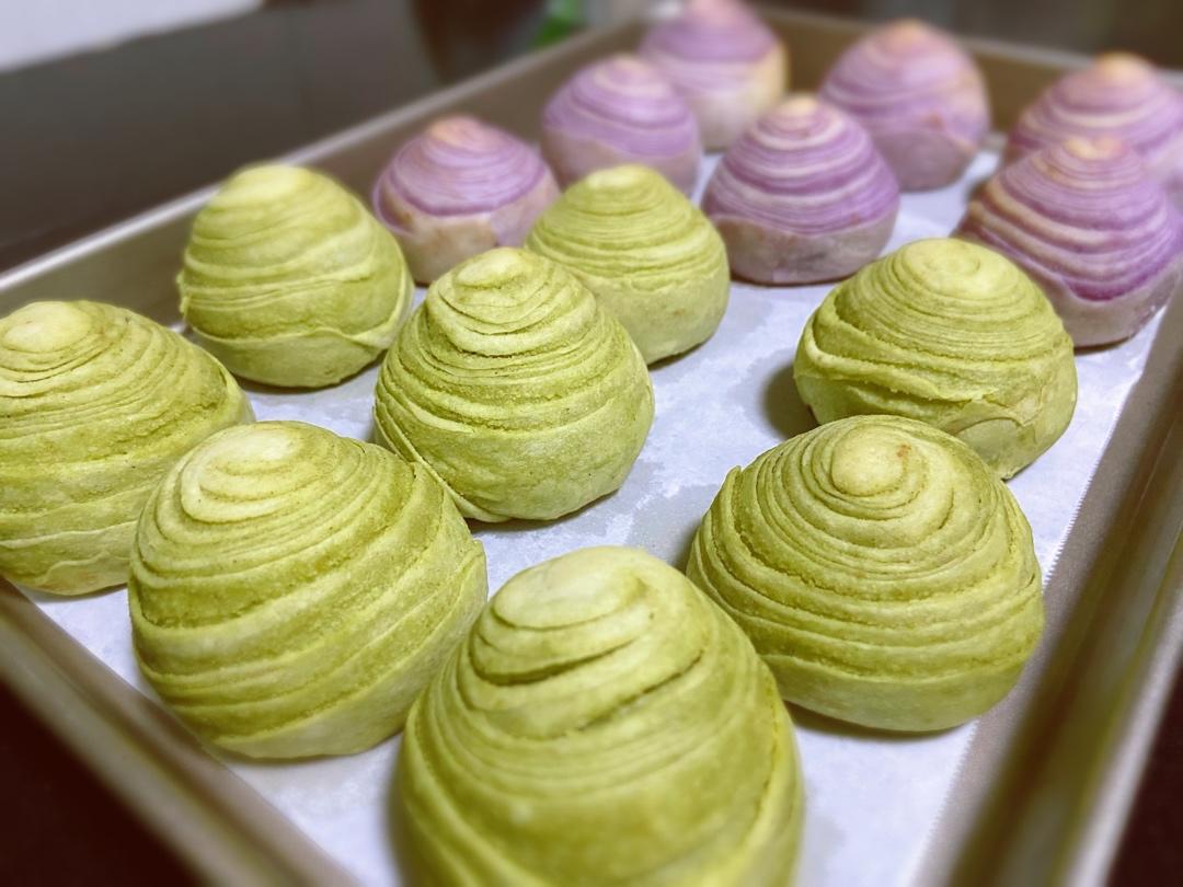 做好吃又好看的蛋黄酥（抹茶/紫薯/原味，多图，更多文字，知识帖）