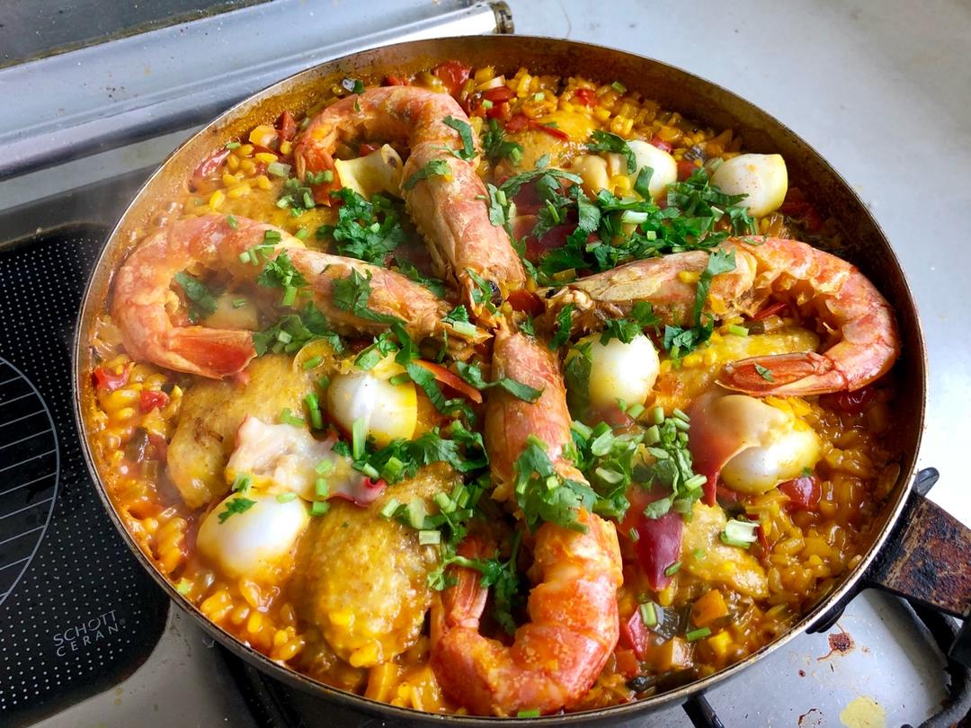 【曼食慢语】Seafood Paella 西班牙海鲜饭