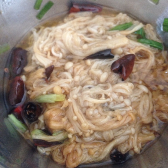 白灼金针菇
