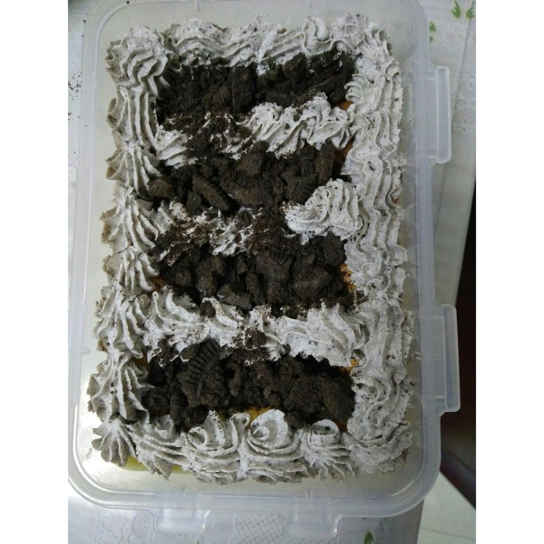 好吃到流泪的奥利奥咸奶油盒子蛋糕