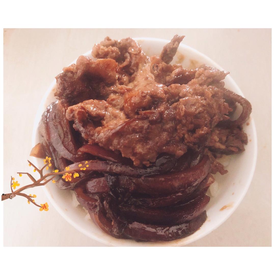 照烧肥牛饭～