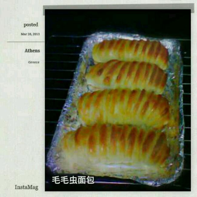 毛毛虫面包