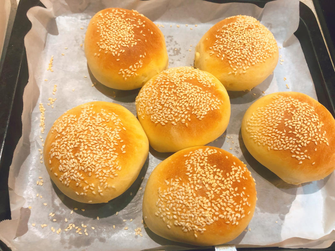 零失败汉堡胚（一次发酵）