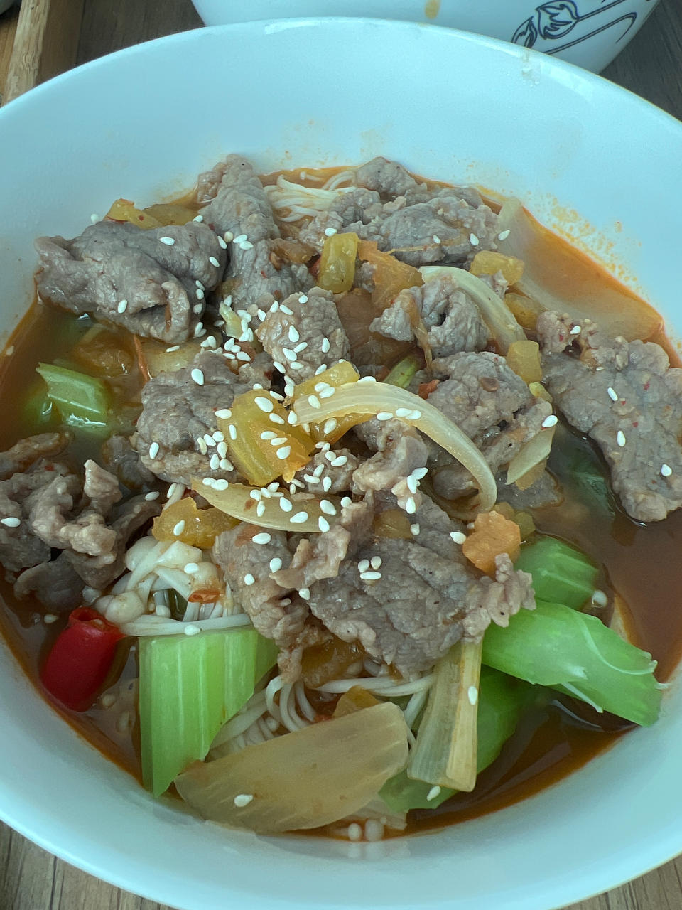 水煮牛肉（不辣少油健康版）