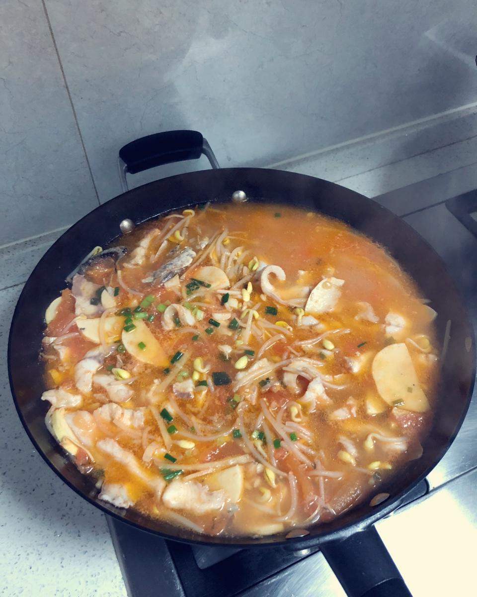 番茄🍅黑鱼汤