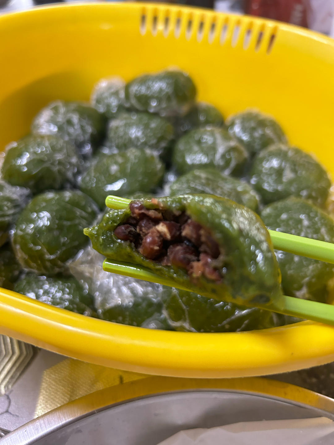 艾草青团、艾粑粑、艾糍、新鲜艾草制作