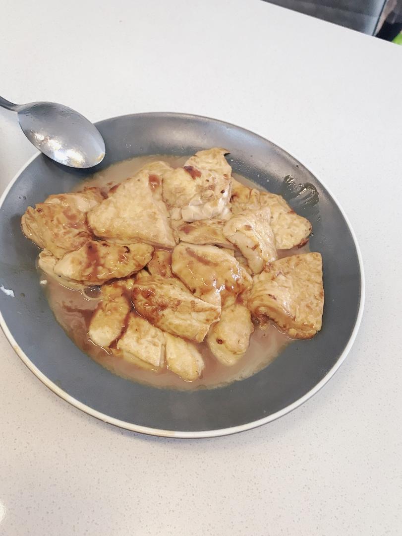 焖煎豆腐