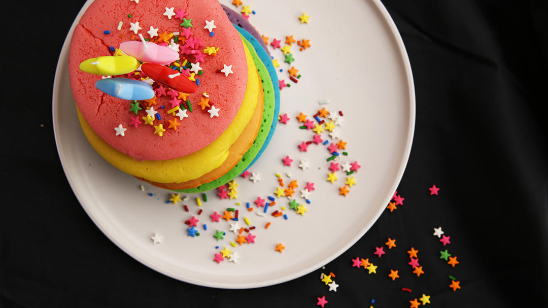 彩虹松饼｜太阳猫早餐