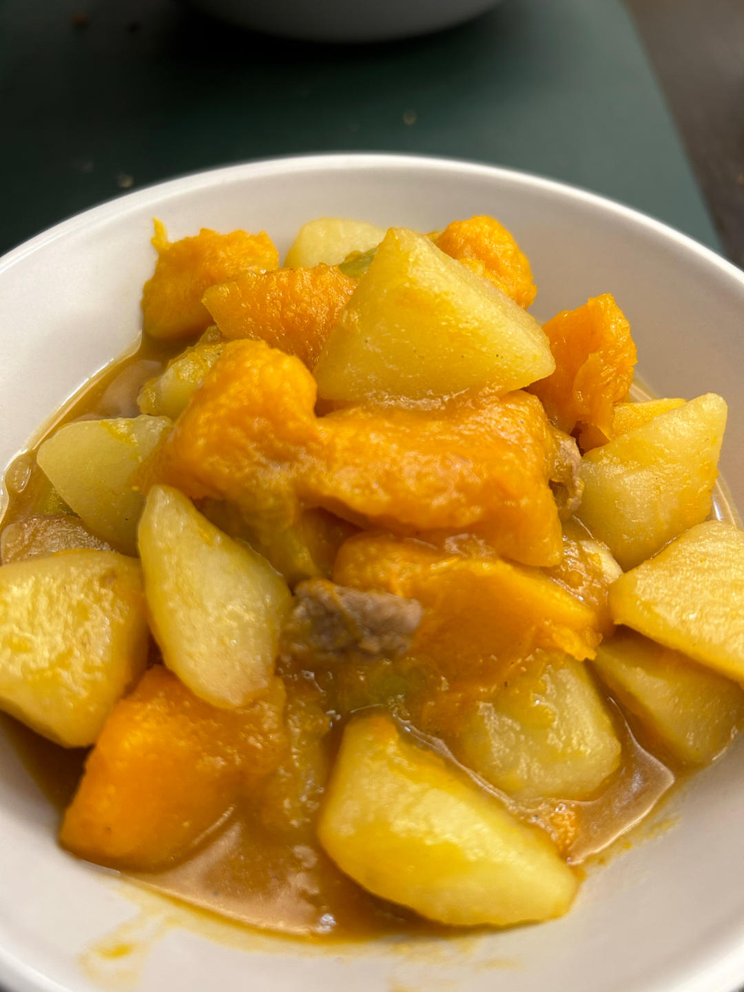素食之南瓜炖土豆