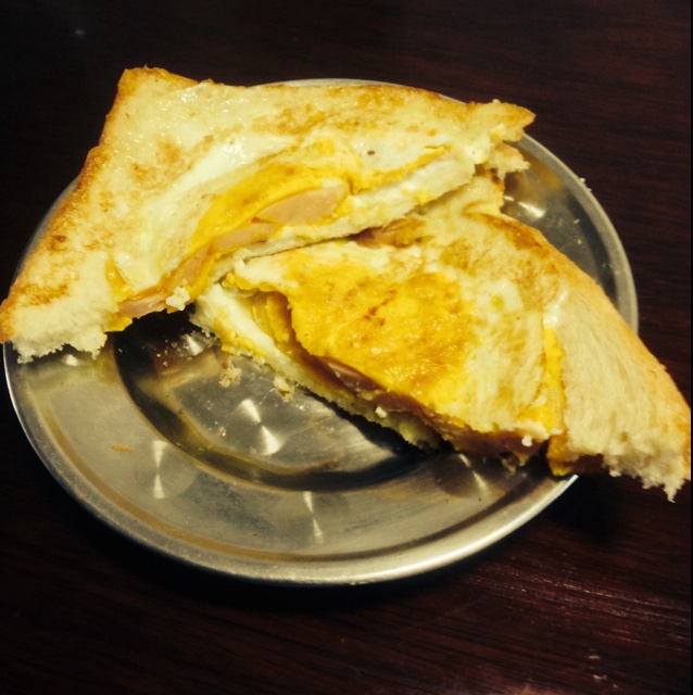 一片面包的三明治