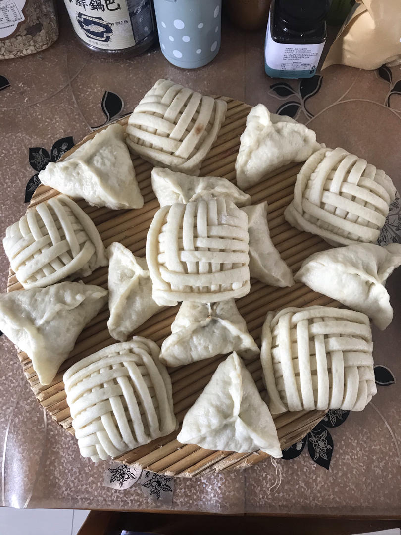 抹茶红豆包