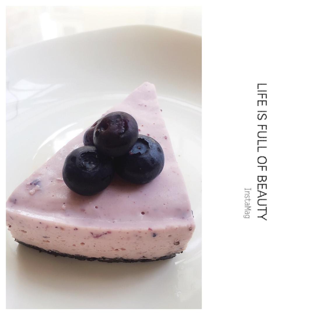 蓝莓慕斯