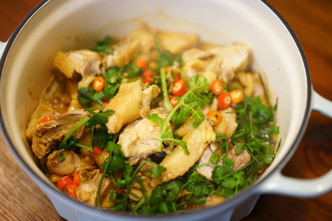 广式无水啫啫鸡【9月北鼎珐琅铸铁锅食谱】