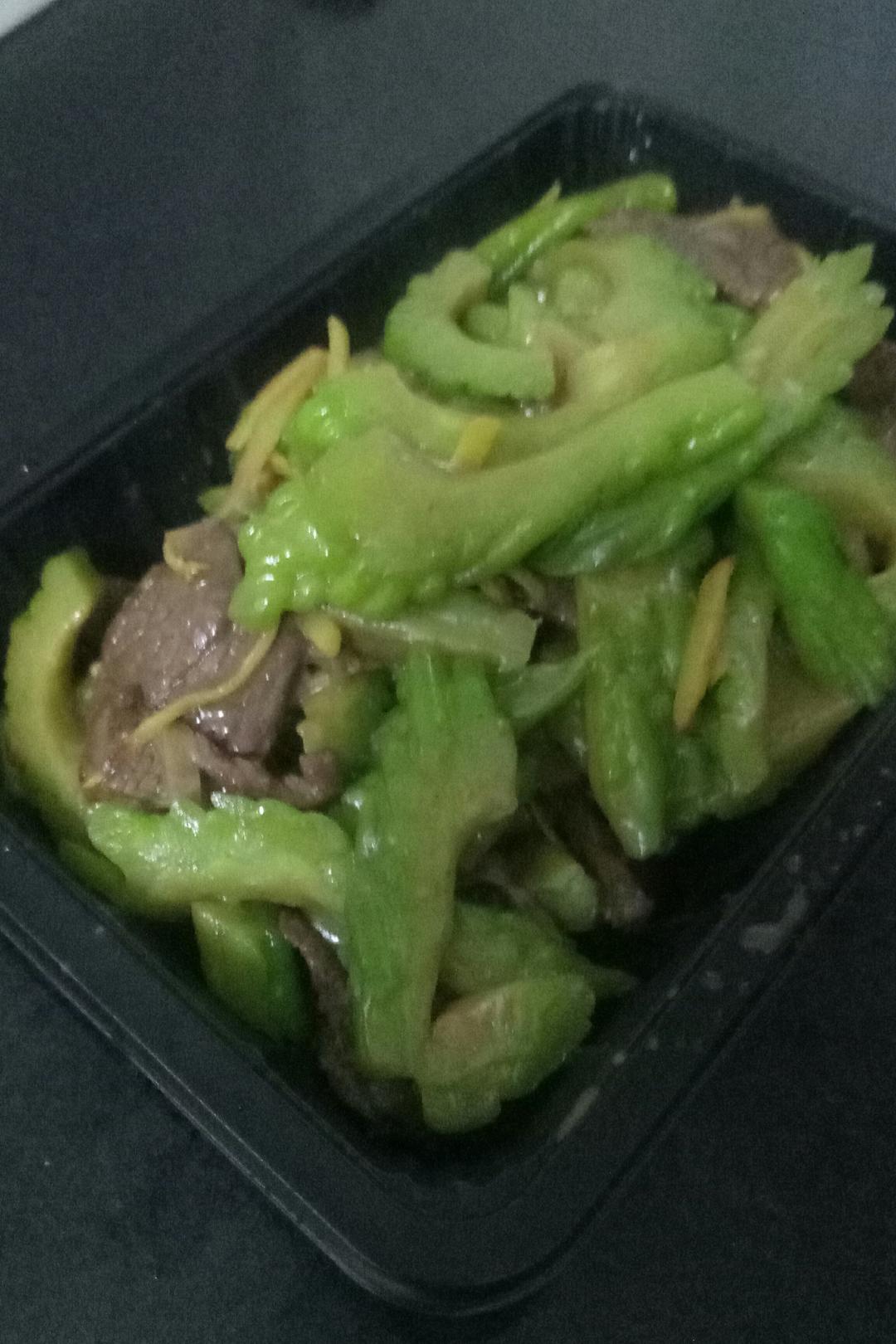 经典粤菜凉瓜牛肉