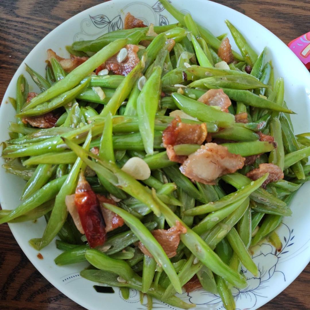 豆角炒肉丝