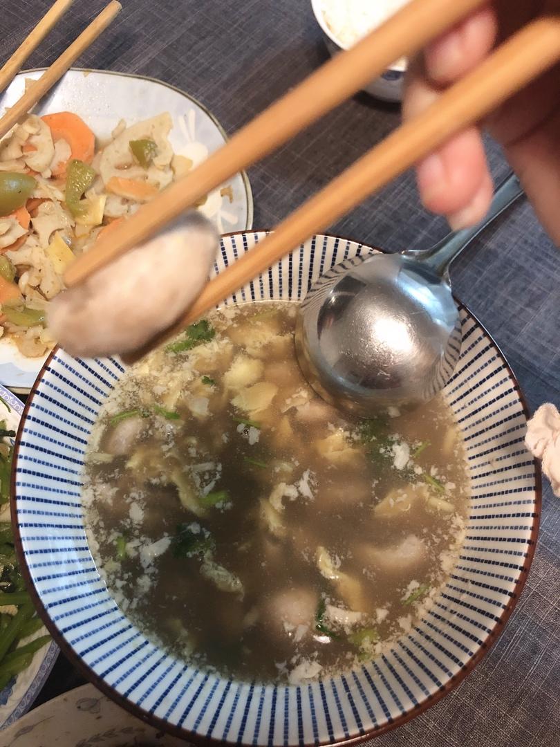 快手汤｜口蘑鲜汤