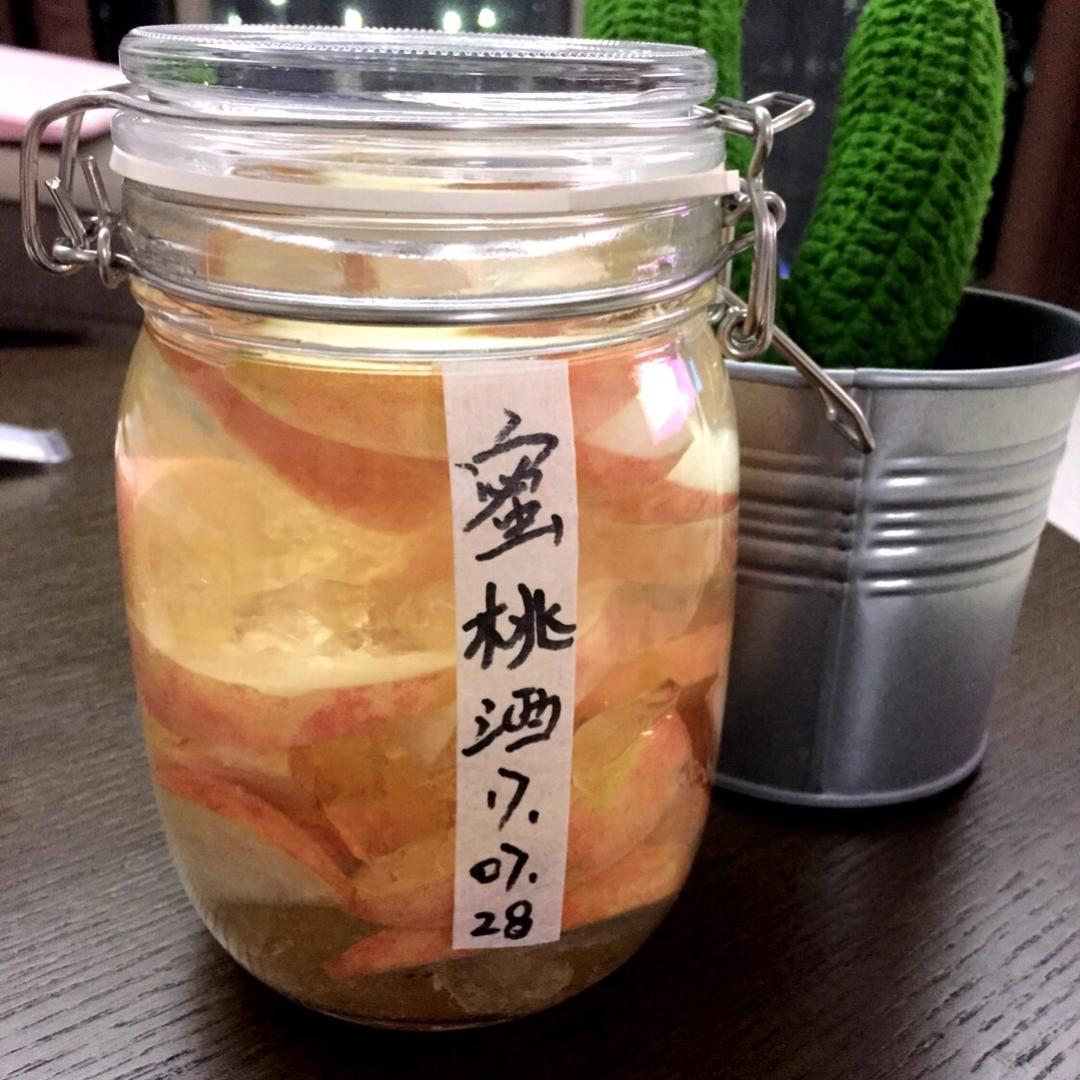 留住桃子的味道，自制桃子酒