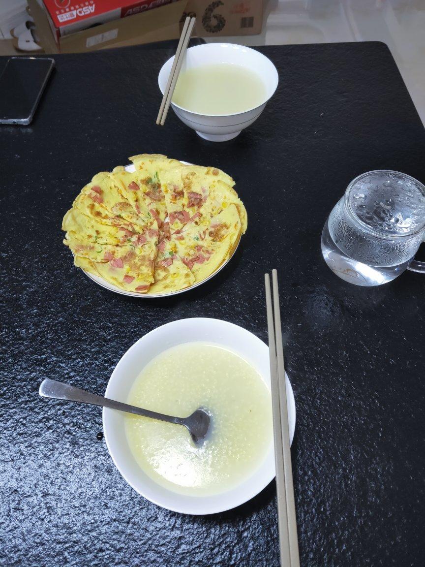 🔥百吃不腻～松软好吃的牛奶鸡蛋饼