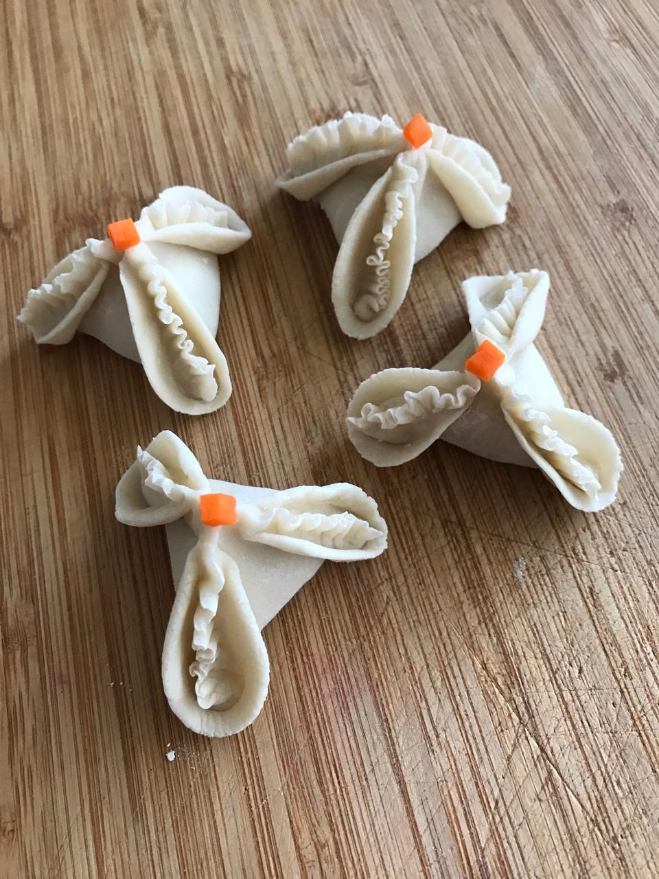 水调面团--冠顶饺子