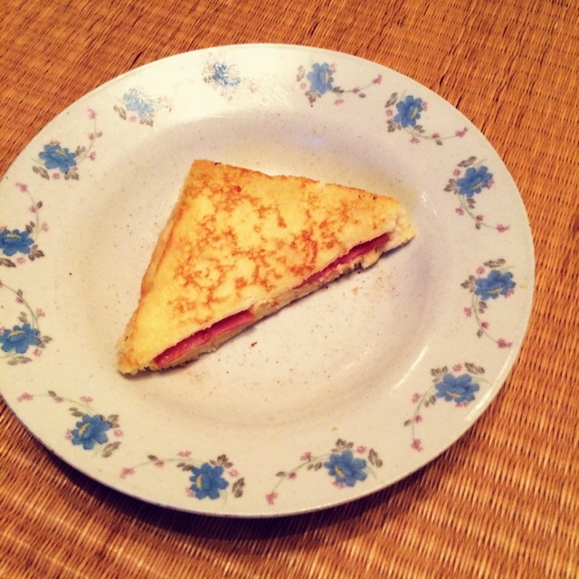 十分钟快手早餐【港式火腿西多士】