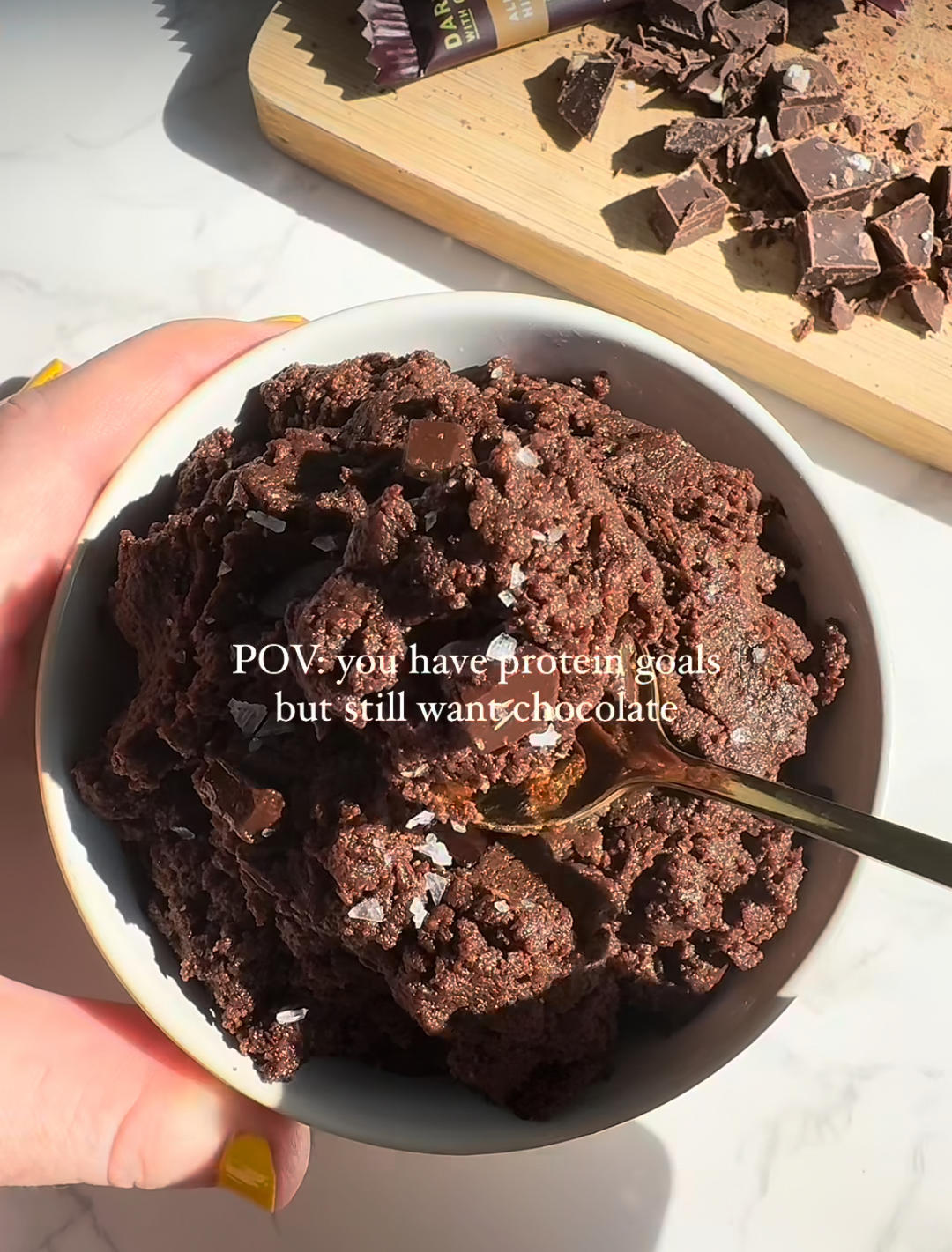 Protein brownie batter的做法