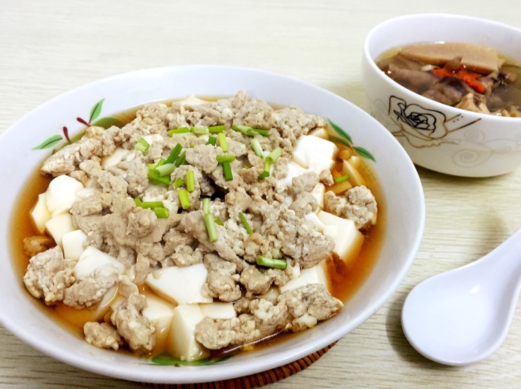 肉末蒸豆腐